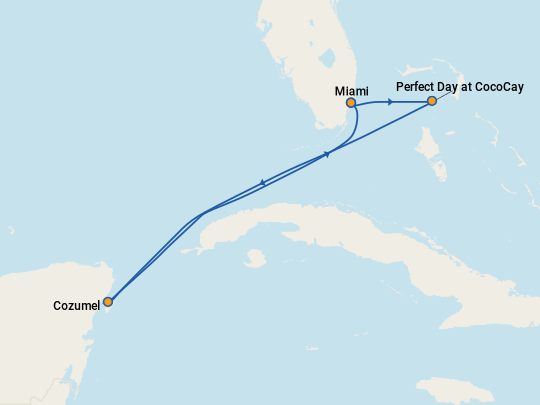 cruise itinerary independence of the seas