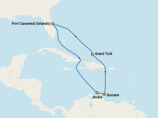 carnival cruise vista itinerary