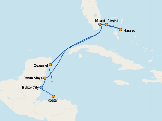 msc cruise from miami to bahamas